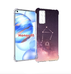 Чехол бампер MyPads знак зодиака весы 4 для Honor 30 (BMH-AN10)