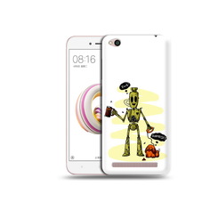 Чехол MyPads Tocco для Xiaomi Redmi 5A прикольный робот (PT227197.319.557)