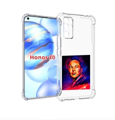 Чехол бампер MyPads Илон-Маск для Honor 30 (BMH-AN10) противоуда