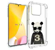 Чехол MyPads Панда-в-костюме для Xiaomi 13