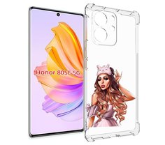 Чехол MyPads девушка-с-маской-для-сна женский для Honor 80 SE