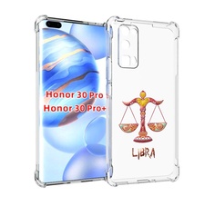 Чехол бампер MyPads знак-зодиака-весы-8 для Honor 30 Pro