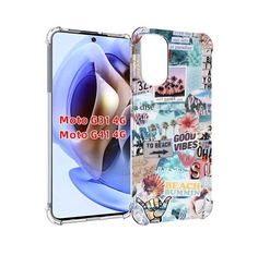 Чехол MyPads Пляжи-постер для Motorola Moto G31 4G / G41 4G