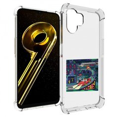 Чехол бампер MyPads Яд (альбом Kizaru) для Realme 10 5G противоу...