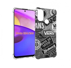 Чехол бампер MyPads Ванс-постер для Motorola Moto E30.
