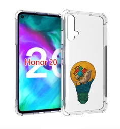 Чехол бампер MyPads кит в лампочке с парусами для Honor 2