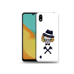 Чехол MyPads Tocco для ZTE Blade A7 девушка в маске с топорами рисунок (PT136477.473.304)