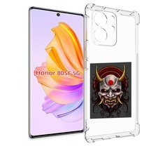 Чехол MyPads маска с клыками и рогами для Honor 80 SE