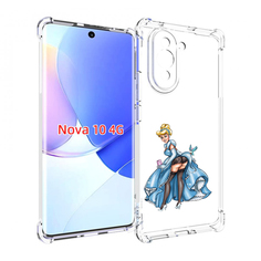 Чехол MyPads девушка-в-платье-красивая женский для Huawei Nova 10