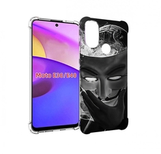 Чехол бампер MyPads Маска для Motorola Moto E30.