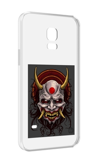 Чехол MyPads маска с клыками и рогами для Samsung Galaxy S5 mini