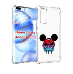 Чехол бампер MyPads микки в маске для Honor 30 Pro