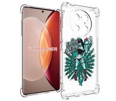 Чехол MyPads нарисованная девушка в татуировках для Vivo X90 Pro Plus