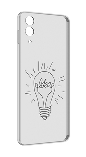 Чехол MyPads лампочка-с-идеей для Samsung Galaxy Z Flip 4 (SM-F721)