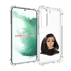 Чехол MyPads девушка-в-золотой-маске для Samsung Galaxy S23 Plus +