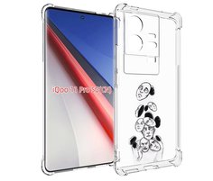 Чехол бампер MyPads человек с разными масками для Vivo iQOO 11 P...