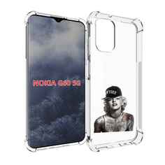 Чехол MyPads Мерлин Монро с тату женский для Nokia G60 5G
