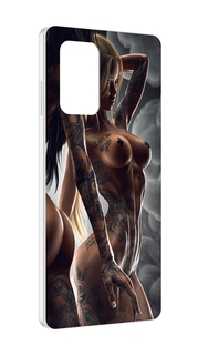 Чехол MyPads девушки-инь-и-янь-в-татуировках для ZTE Blade A72 / ZTE Blade V40 Vita