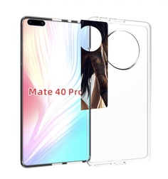 Чехол MyPads девушки-инь-и-янь-в-татуировках для Huawei Mate 40 Pro (NOH-NX9)