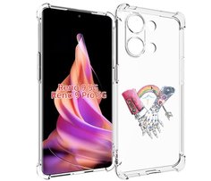 Чехол MyPads абстракция руки в татуировках для Oppo Reno 9/Reno 9 Pro