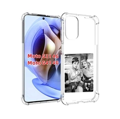 Чехол MyPads тату мастер для Motorola Moto G31 4G / G41 4G