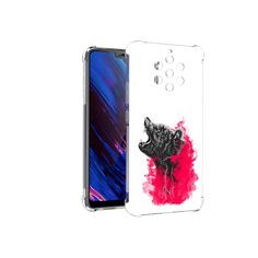 Чехол MyPads Tocco для Nokia 9 медведь в дымке (PT125567.95.463)