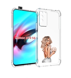 Чехол MyPads Роскошное-платье женский для Honor X10