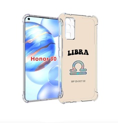 Чехол бампер MyPads знак-зодиака-весы-6 для Honor 30 (BMH-AN10)