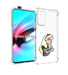 Чехол MyPads принцесса-в-татуировках женский для Honor X10