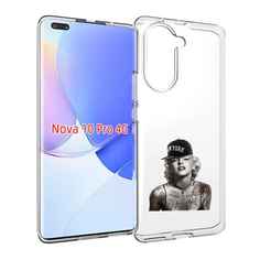 Чехол MyPads Мерлин Монро с тату женский для Huawei Nova 10 Pro противоударный
