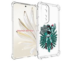Чехол MyPads нарисованная девушка в татуировках для Honor 80 Pro