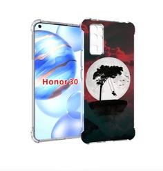 Чехол бампер MyPads качели-над-пропастью для Honor 30 (BMH-AN10)