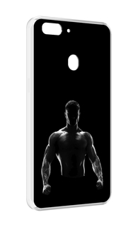 Чехол MyPads накаченный мужчина в тени мужской для Oppo Realme 2