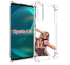 Чехол MyPads девушка-в-прозрачной-одежде для Sony Xperia 5 IV (5-4)