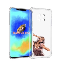 Чехол MyPads девушка-в-прозрачной-одежде для Huawei Mate 20 Pro/Mate 20 RS 6.39
