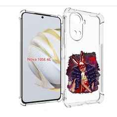 Чехол MyPads девушка-с-текучей-маской женский для Huawei Nova 10 SE