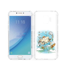 Чехол MyPads Tocco для Samsung Galaxy J2 Pro (2018) Счастливый чемодан (PT226925.585.166)