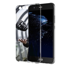 Чехол бампер MyPads Сними-маску для Huawei P10 Plus противоударный