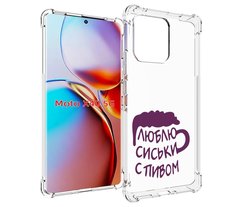 Чехол MyPads люблю пить кружка для Motorola Moto X40