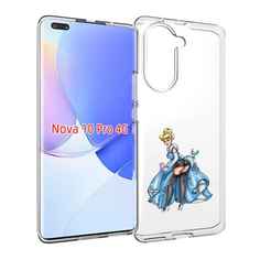Чехол MyPads девушка-в-платье-красивая женский для Huawei Nova 10 Pro противоударный