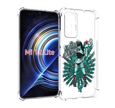 Чехол MyPads нарисованная девушка в татуировках для Xiaomi 12 Lite