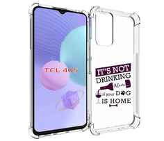 Чехол MyPads не-пей-один-дома для TCL 405
