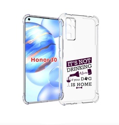 Чехол бампер MyPads не-пей-один-дома для Honor 30 (BMH-AN10) про