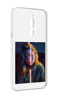 Чехол MyPads девушка-в-тени для Meizu Note 8