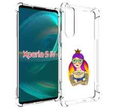 Чехол MyPads девушка в татуировках с короной для Sony Xperia 5 IV (5-4)