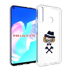 Чехол бампер MyPads девушка в маске с топорами рисунок для Huawe