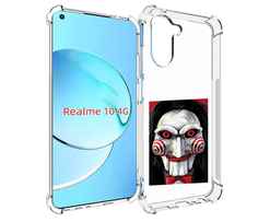 Чехол MyPads кукла из пилы для Realme 10