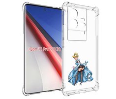 Чехол бампер MyPads девушка-в-платье-красивая женский для Vivo i...