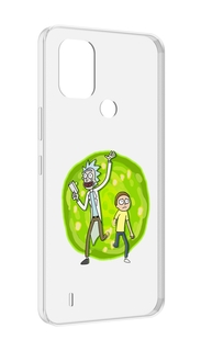 Чехол MyPads рик-и-морти-в-кружке для Nokia C31