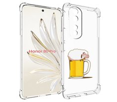 Чехол MyPads кружка пива для Honor 80 Pro